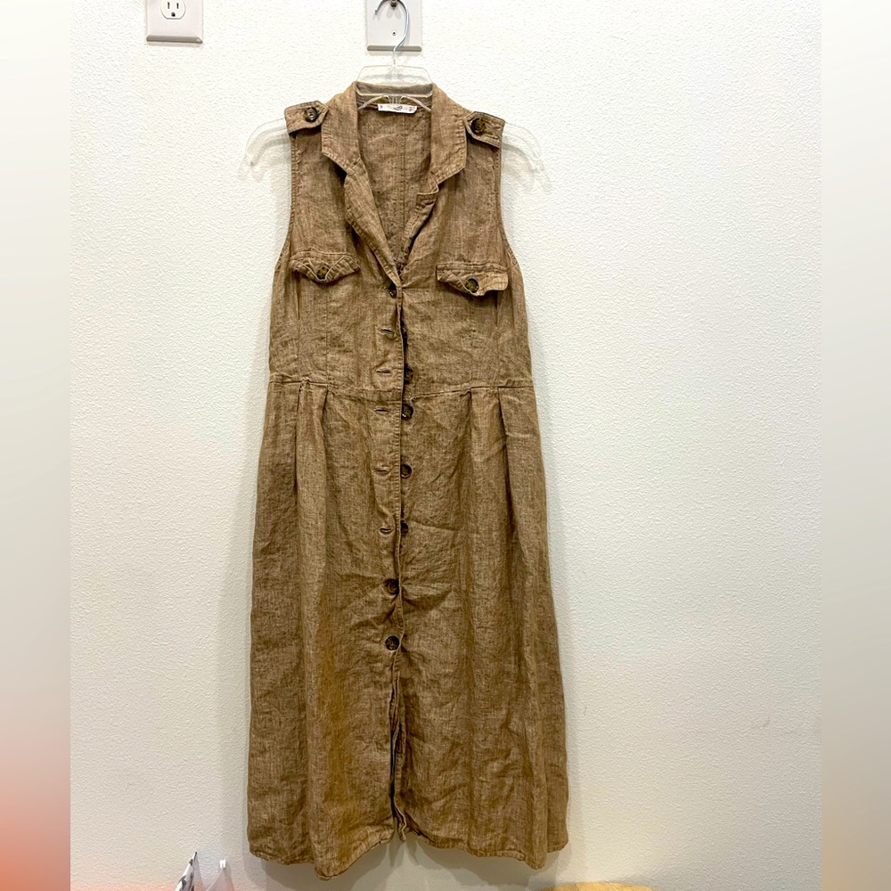 Mango dress linen size m